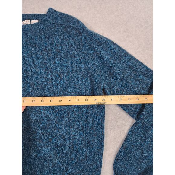 Michael Jordan x Lowell Dreyfus VTG Turquois Shetland Wool Crewneck Sweater Sz L - Picture 10 of 10